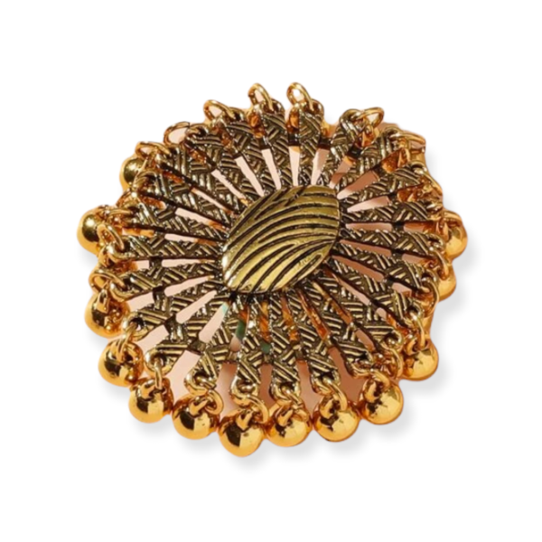 Grote ring Goud met belletjes